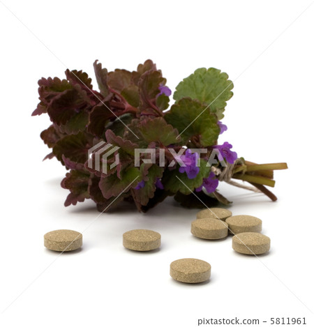 herbal medicine isolated on white background 5811961