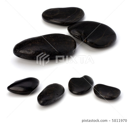 zen stones isolated on the white background zen stones isolated on the white background 5811970