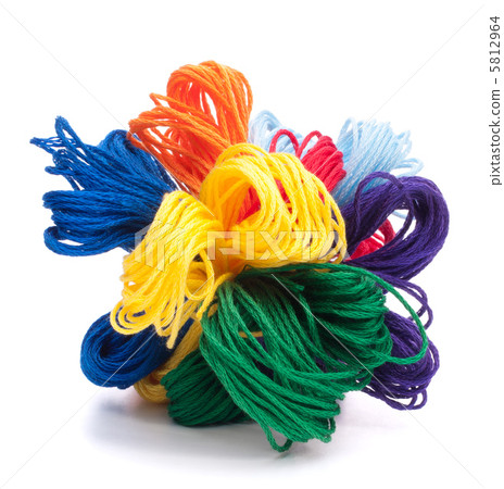 Color threads bunch 5812964