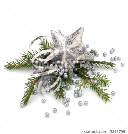 Christmas decoration isolated on white background 5813799