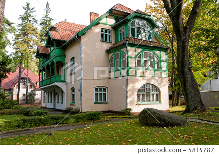 Architecture of Svetlogorsk (earlier Rauschen). Kaliningrad regi 5815787