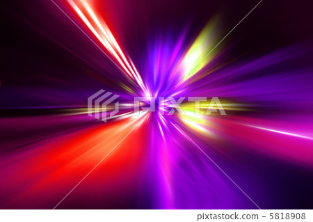 speed motion on night road speed motion on night road 5818908