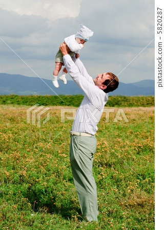 Father and son outdoors Father and son outdoors 5820287