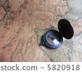Compass and map 5820918