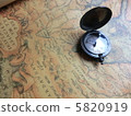 Compass and map 5820919