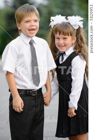Preschool children a boy and a girl Preschool children a boy and a girl 5820953