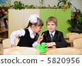 The conversation schoolchild. 5820956