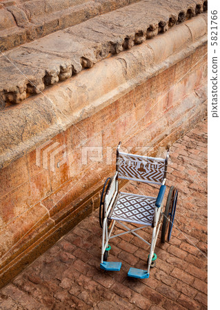 Public wheelchair. Brihadishwarar Temple entrance, Thanjavur 5821766