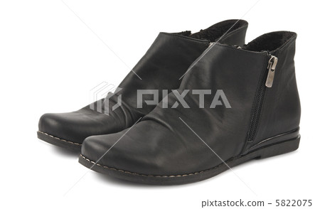 Women's leather boots isolated 5822075
