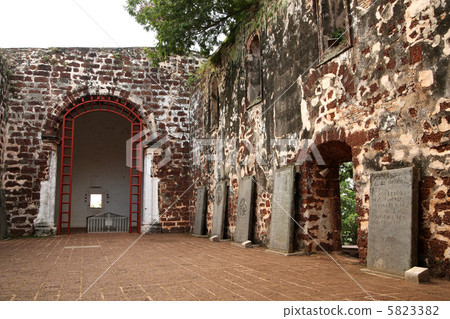 Melaka St. Paul's church trace 5823382