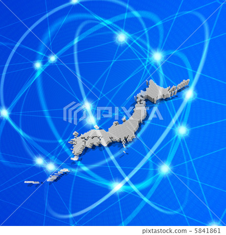 覆蓋全日本的互聯網網絡 覆蓋全日本的互聯網網絡 5841861