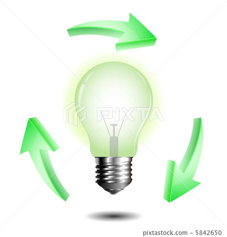 Recycling of light bulbs 5842650
