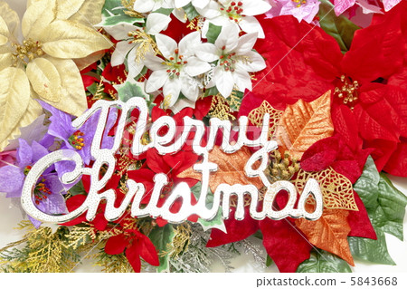 Artificial flower Christmas image Artificial flower Christmas image 5843668