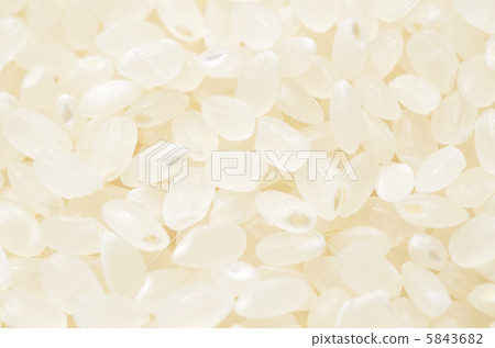One side of polished rice 5843682