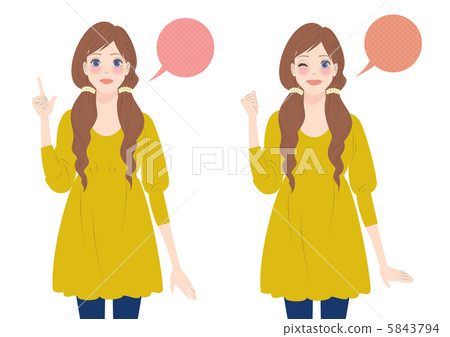 Pose lady information / advice 5843794