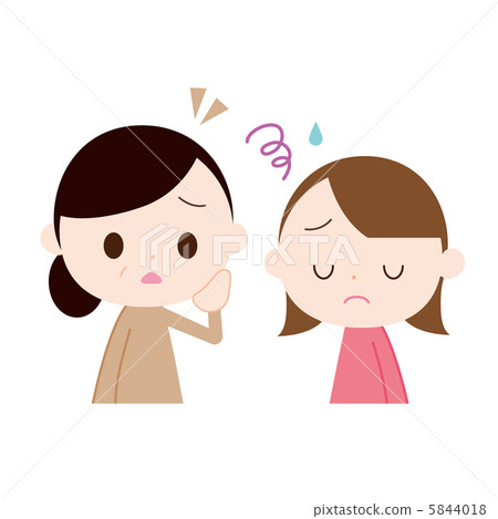 母親和女兒女兒受苦 5844018