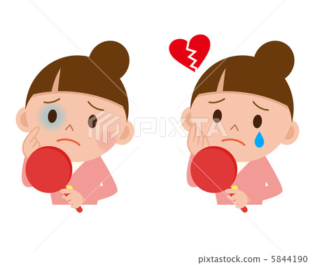 一個患DV的女人和一個心碎的女人 5844190