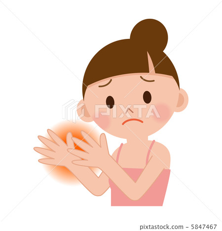 A hand-ruffled woman 5847467