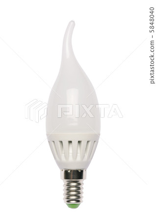LED energy saving bulb. Light-emitting diode. 5848040