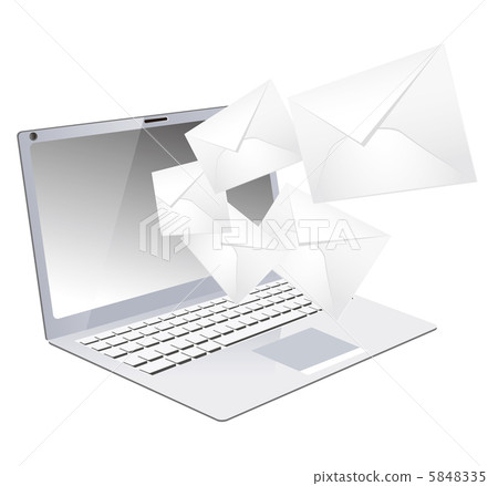 筆記本電腦郵件 筆記本電腦郵件 5848335