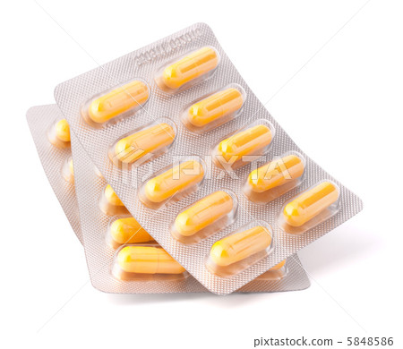 Medicament caplet blister Medicament caplet blister 5848586