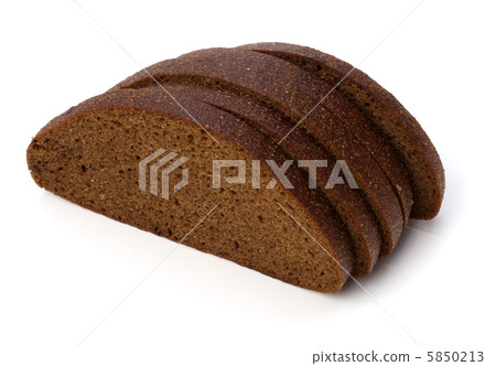 rye bread isolated on white background 5850213