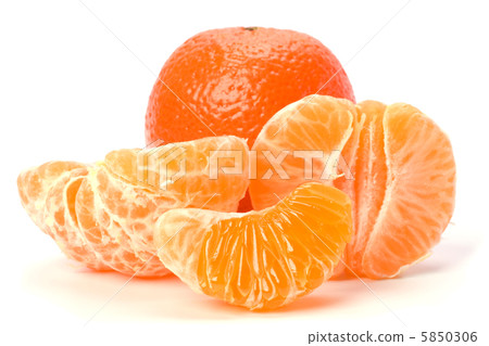 mandarin isolated on white background mandarin isolated on white background 5850306