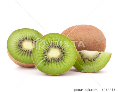 Whole kiwi fruit and his segments Whole kiwi fruit and his segments 5852213