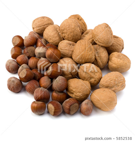 nuts isolated on white background nuts isolated on white background 5852538