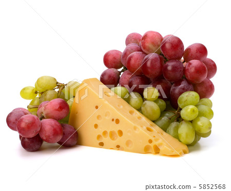 Perfect bunch of grapes and cheese Perfect bunch of grapes and cheese 5852568
