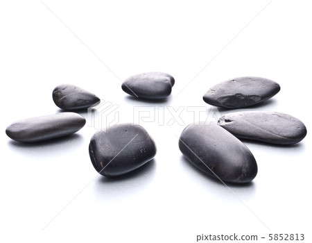 Zen pebbles. Stone spa and healthcare concept. 5852813