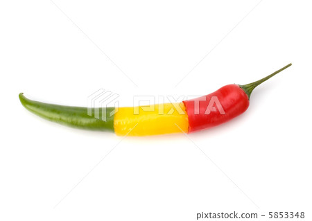 Chili pepper isolated on white background Chili pepper isolated on white background 5853348
