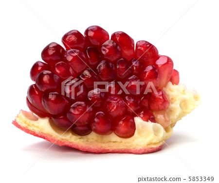 pomegranate isolated on white background 5853349