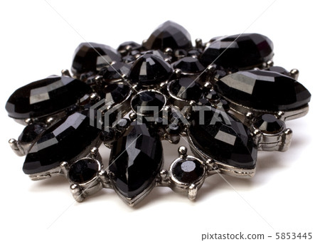 brooch isolated on white background brooch isolated on white background 5853445