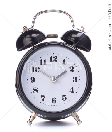 Black alarm clock 5853536