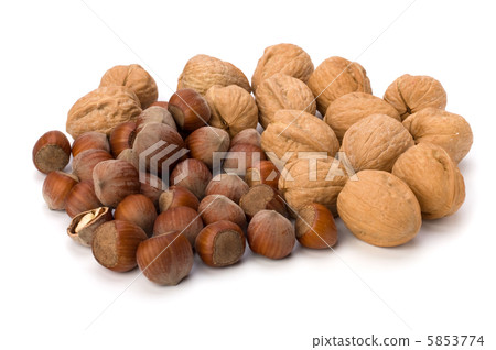 nuts isolated on white background nuts isolated on white background 5853774