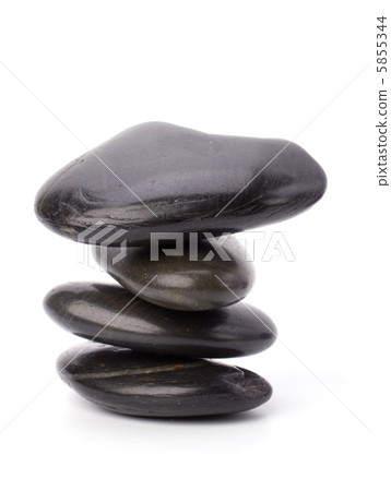 zen stones isolated on white background zen stones isolated on white background 5855344