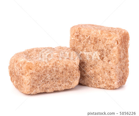 Lump brown cane sugar cubes 5856226