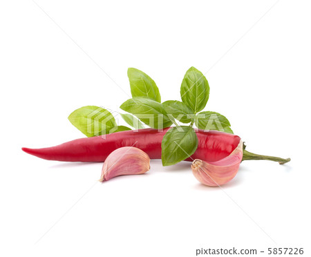 Chili pepper and flavoring herbs Chili pepper and flavoring herbs 5857226