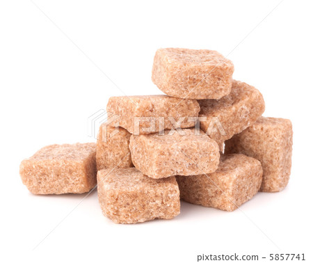 Lump brown cane sugar cubes 5857741