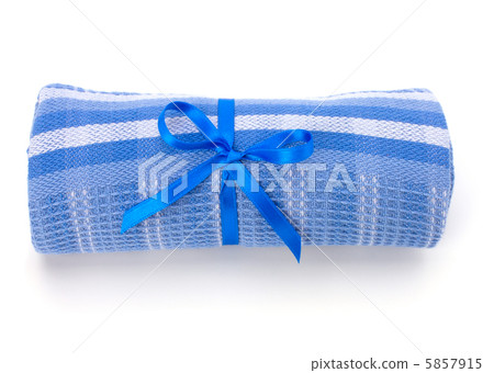 Towel isolated on white background 5857915