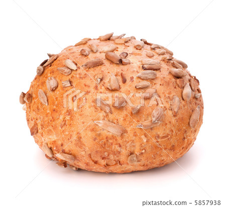 Round sandwich bun with sunflower seeds Round sandwich bun with sunflower seeds 5857938