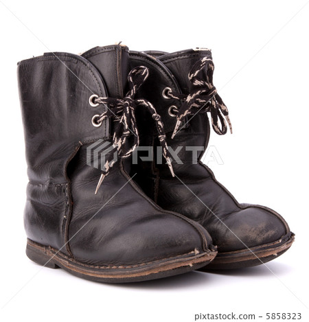 Vintage shabby child's boots 5858323