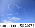 Heart in blue sky 5858674