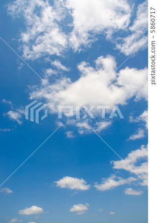Bright blue sky in summer day Bright blue sky in summer day 5860717
