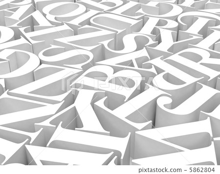 Background of alphabets Background of alphabets 5862804