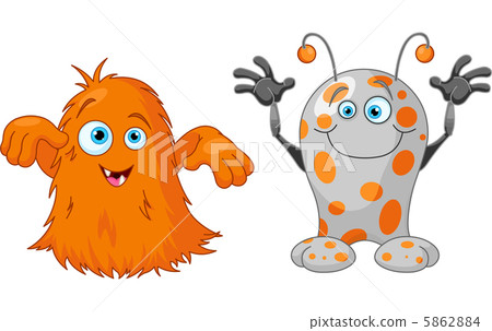 Two cute little monsters Two cute little monsters 5862884