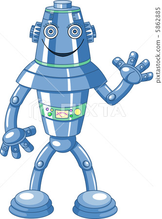 Cute cartoon robot Cute cartoon robot 5862885