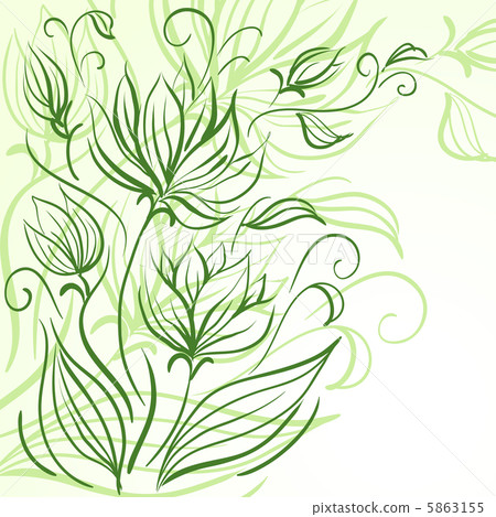Decorative floral background Decorative floral background 5863155