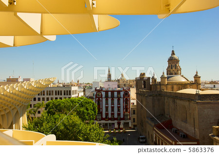 cityscape of Seville, Spain 5863376